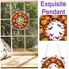 Halloween Wreath DIY Acrylic 5D Crystal Diamond Gem Art Hanging Ornament