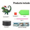 Acryl Weihnachten Dinosaurier doppelseitig - 5d DIY Bastellampe