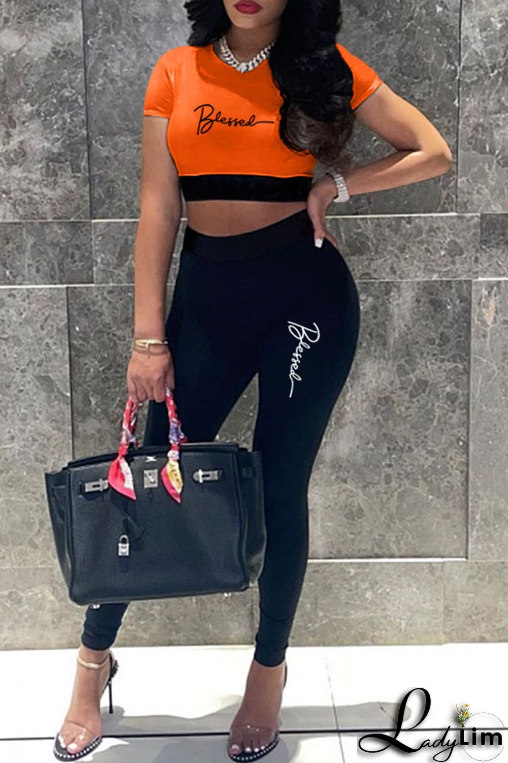 White Casual Print Patchwork O Neck Short Sleeve Two Pieces