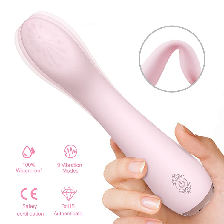 Mini Pink Wand Vibrator Stick Female Masturbation