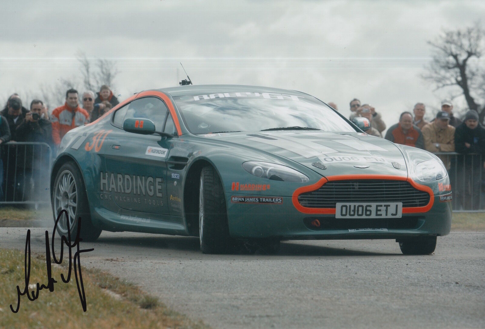 Mark Higgins Hand Signed 12x8 Photo Poster painting Aston Martin Rally 2.