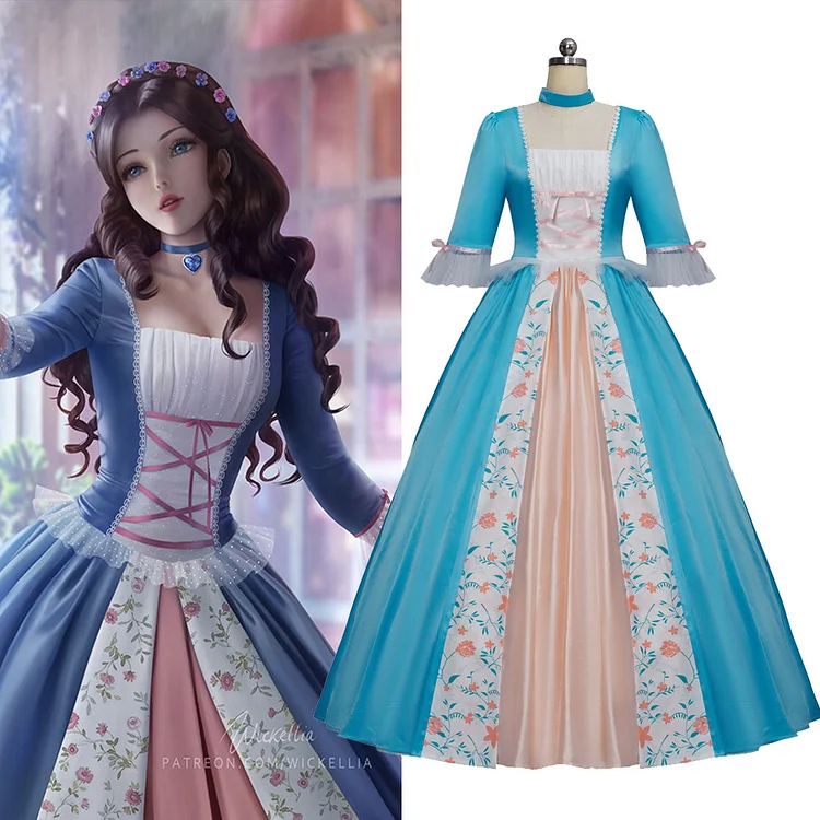 ✨In Stock✨Erika Dress Princess Anneliese Cosplay Costume Pauper Wedding Dress