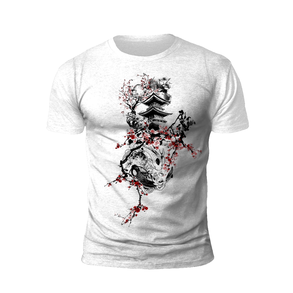 Samurai Spirit: Blossoming Warrior T-Shirt
