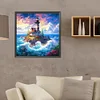 (40*40cm)Lighthouse - Full Round Drill Diamond Painting