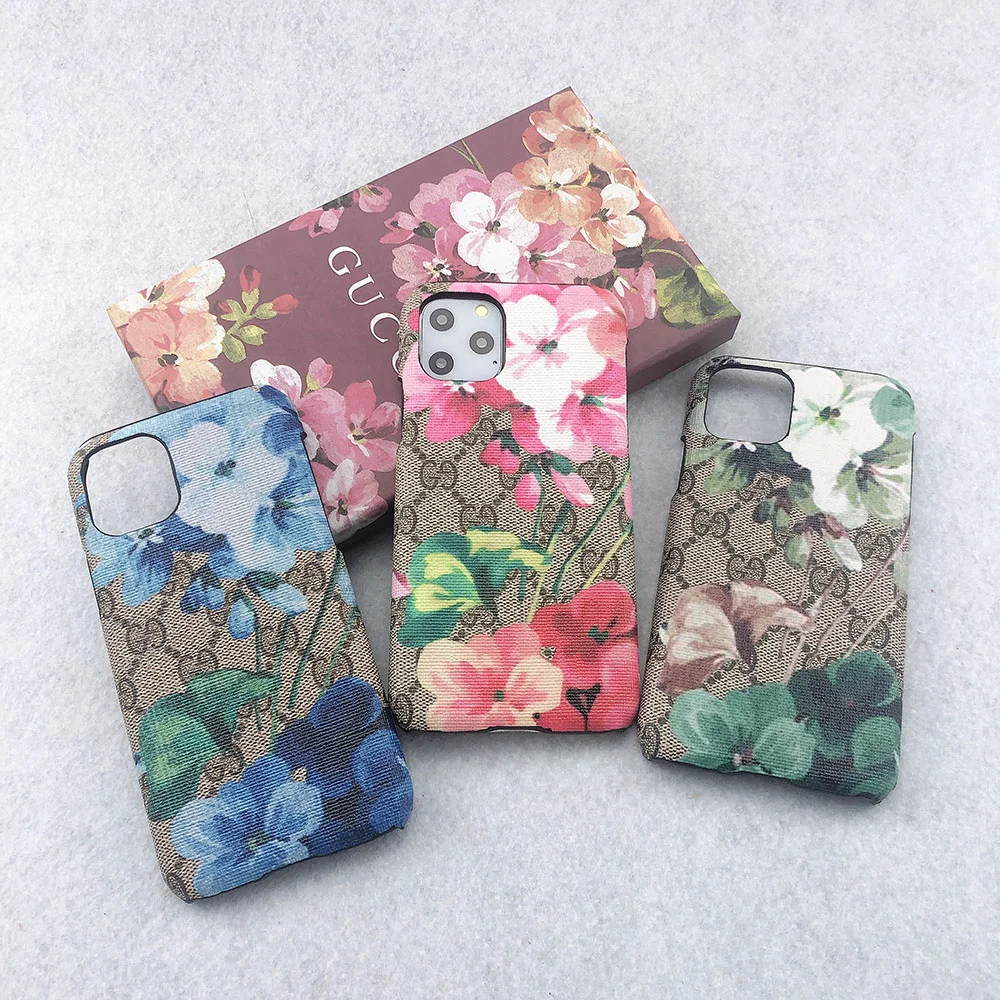 Luxury Flower iPhone 6 - 12 Back Case Cover--[GUCCLV]