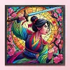 Disney-Princess Mulan-14CT Stamped Cross Stitch 40*40cm/15.75*15.75in