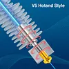 0.4mm Nozzle V5 J-head Printer Hotend with Hotend Heat Sink for Anycubic I3 Mega