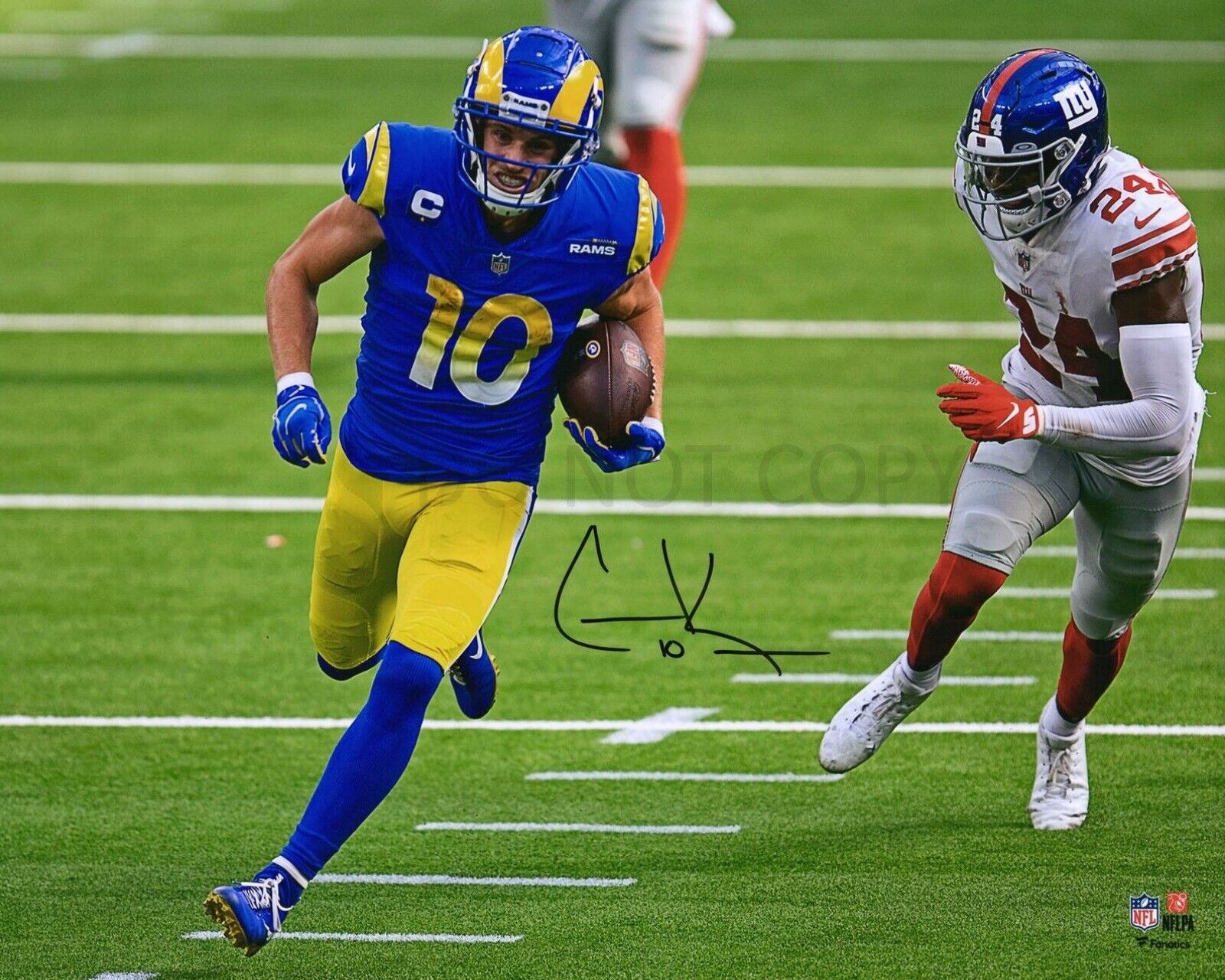 Cooper Kupp Los Angeles Rams Autographed Signed 8x10 WR #10 Giants EWU REPRINT