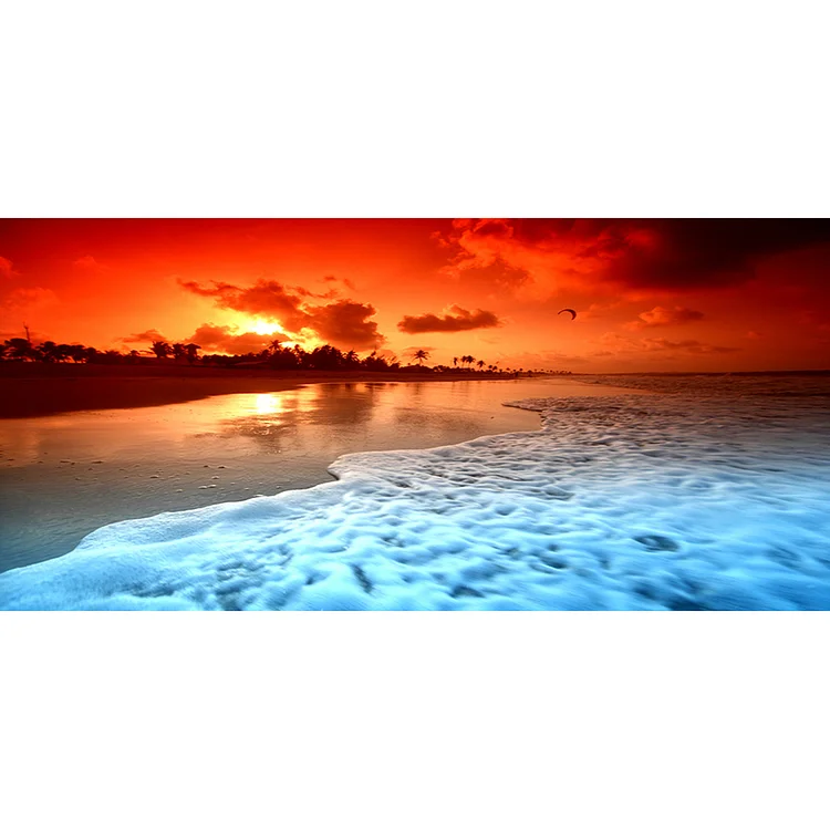 Waves  Full Round Diamond Painting 80*40CM
