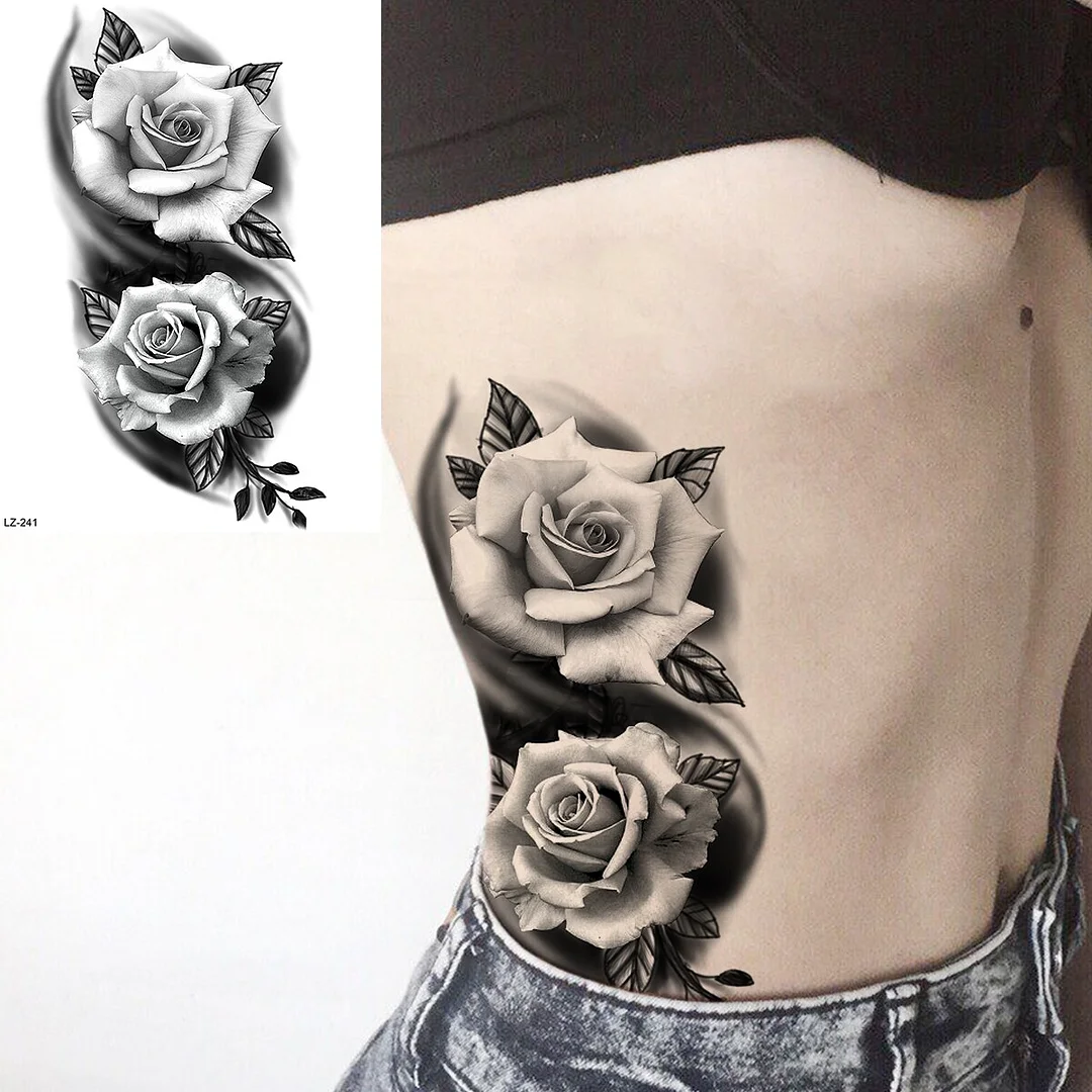 Sdrawing Lace Fingers Henna Mandala Temporary Tattoos For Women Adult Butterfly Pendant Fake Tattoo Sticker Body Art Tatoo