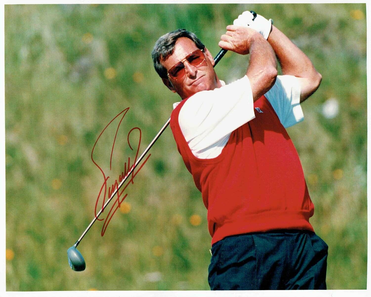 Fuzzy ZOELLER SIGNED Autograph 10x8 Photo Poster painting AFTAL COA Masters Golf Winner