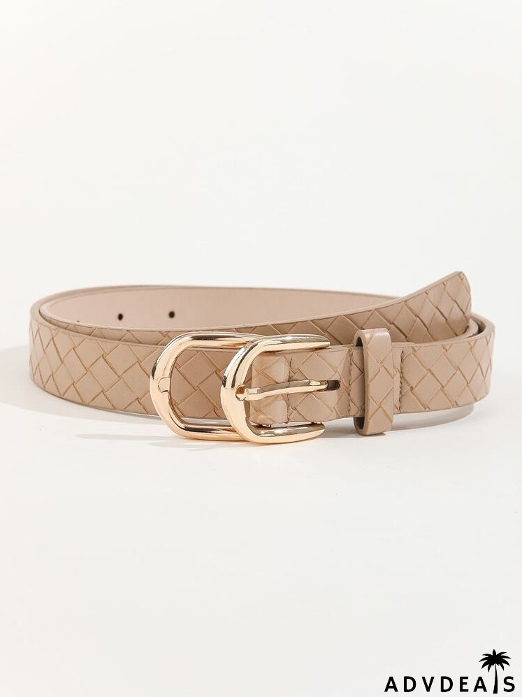 Double Metal Buckle Belt