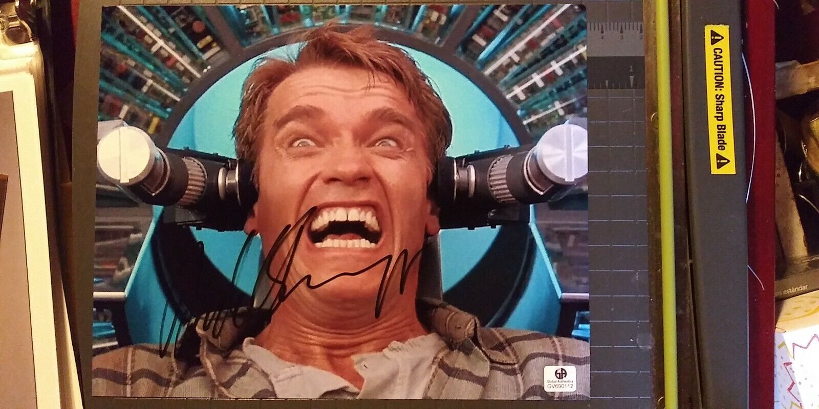 Arnold Schwarzenegger signed 8x10 COA GAI