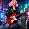 Wireless Guitar Transmitter Receiver Long Battery Life Instrument Wireless Transmitter Plug and Play 220 Rotatable for Guitar Bass Electric Instruments
