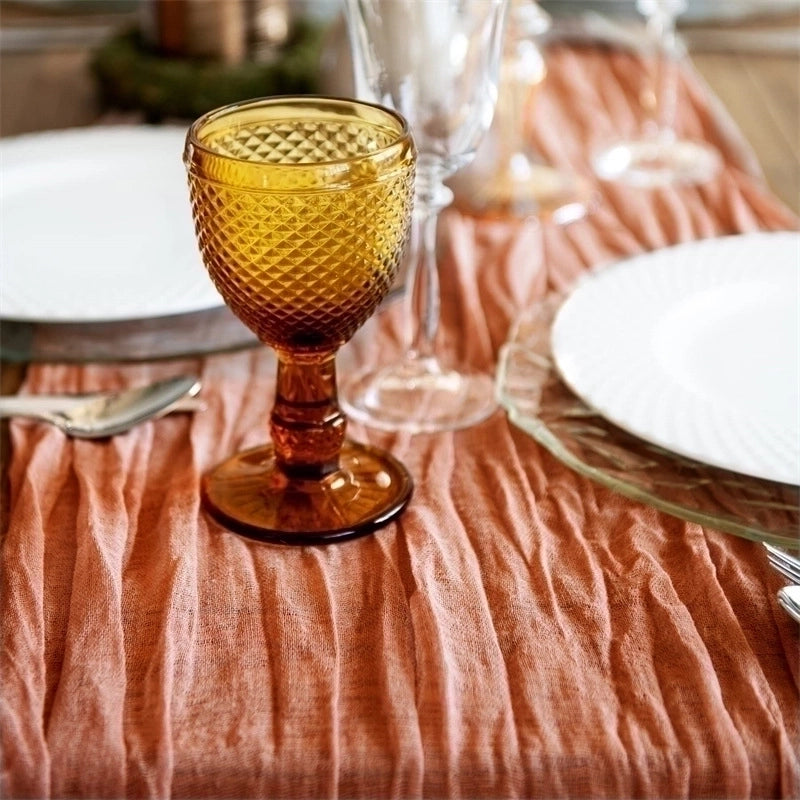 Vacation Solid Color Polyester Table Runner
