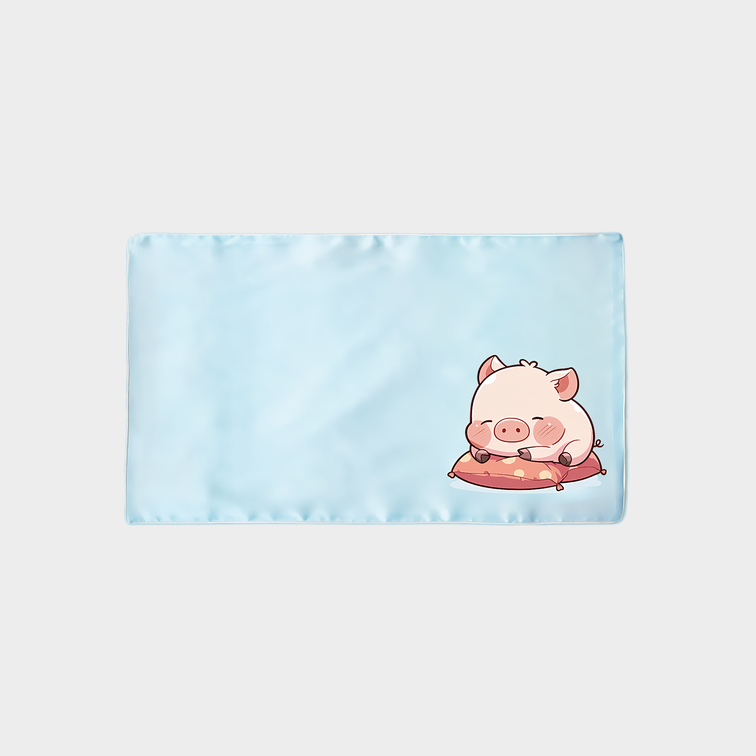 Baby ＆ Toddler Silk Pillowcase Cartoon Pig Luxuriously Soft for Sleeping REAL SILK LIFE