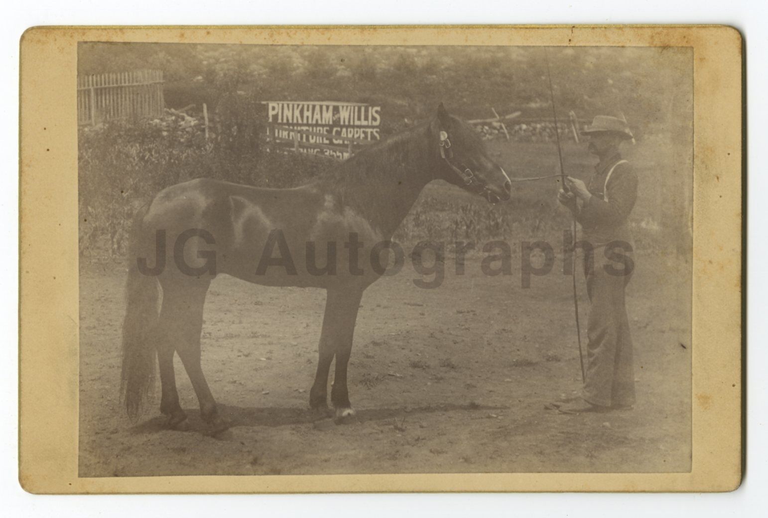 Vintage Photo Poster paintinggraphy - Original Cabinet Card Photo Poster paintinggraph (1800s - early 1900s)