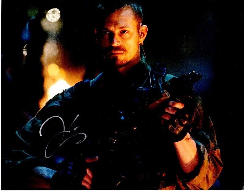 Joel Kinnaman Signed - Autographed Suicide Squad Actor Rick Flag 11x14 Photo Poster painting