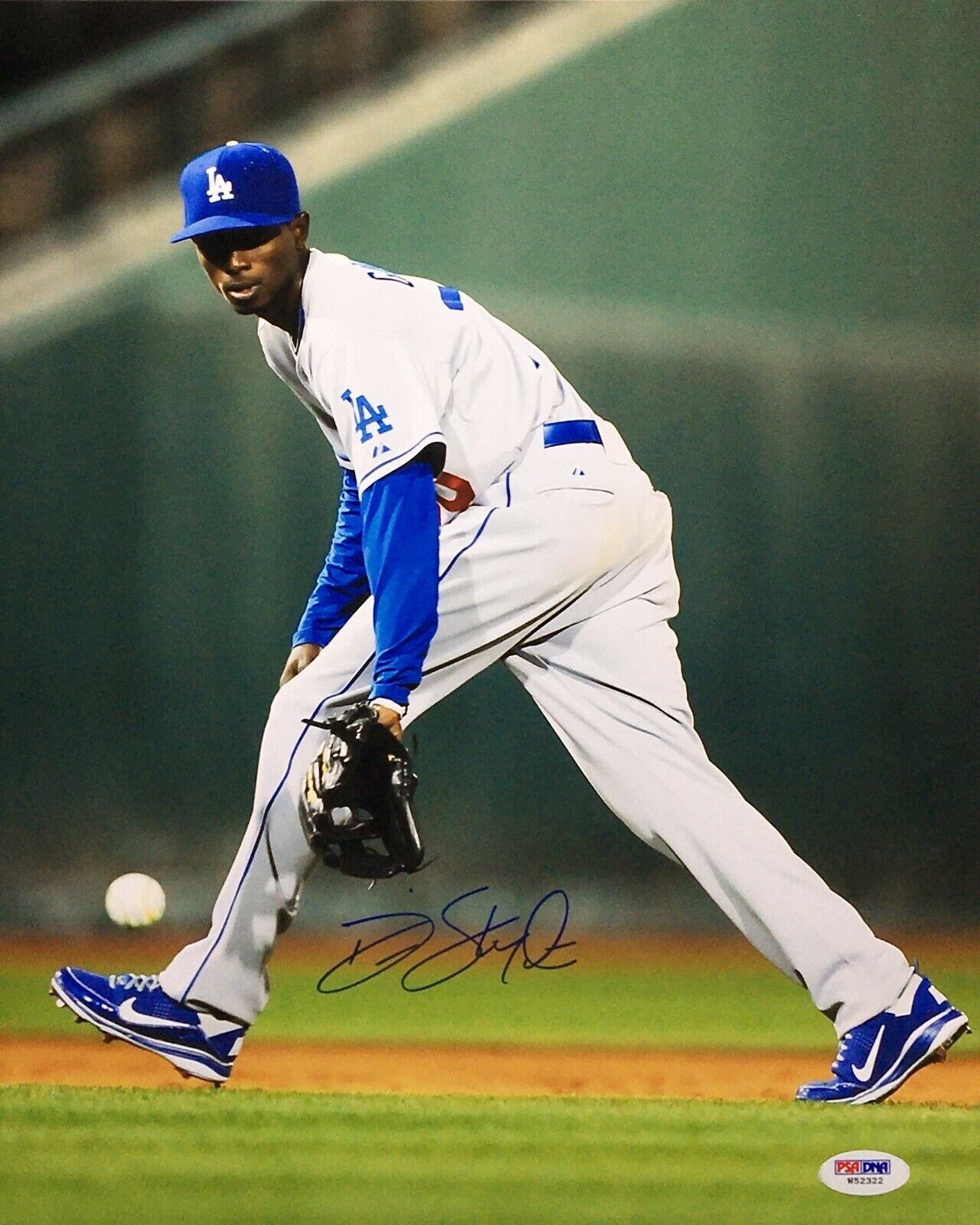 Dee Gordon Signed 11x14 Photo Poster painting PSA W52322