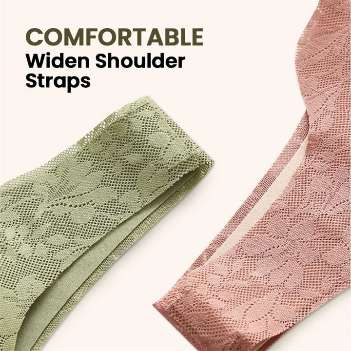 ✨LAST DAY SALE 60% &ndash; Zero Feel Lace Full Coverage Front Closure Bra