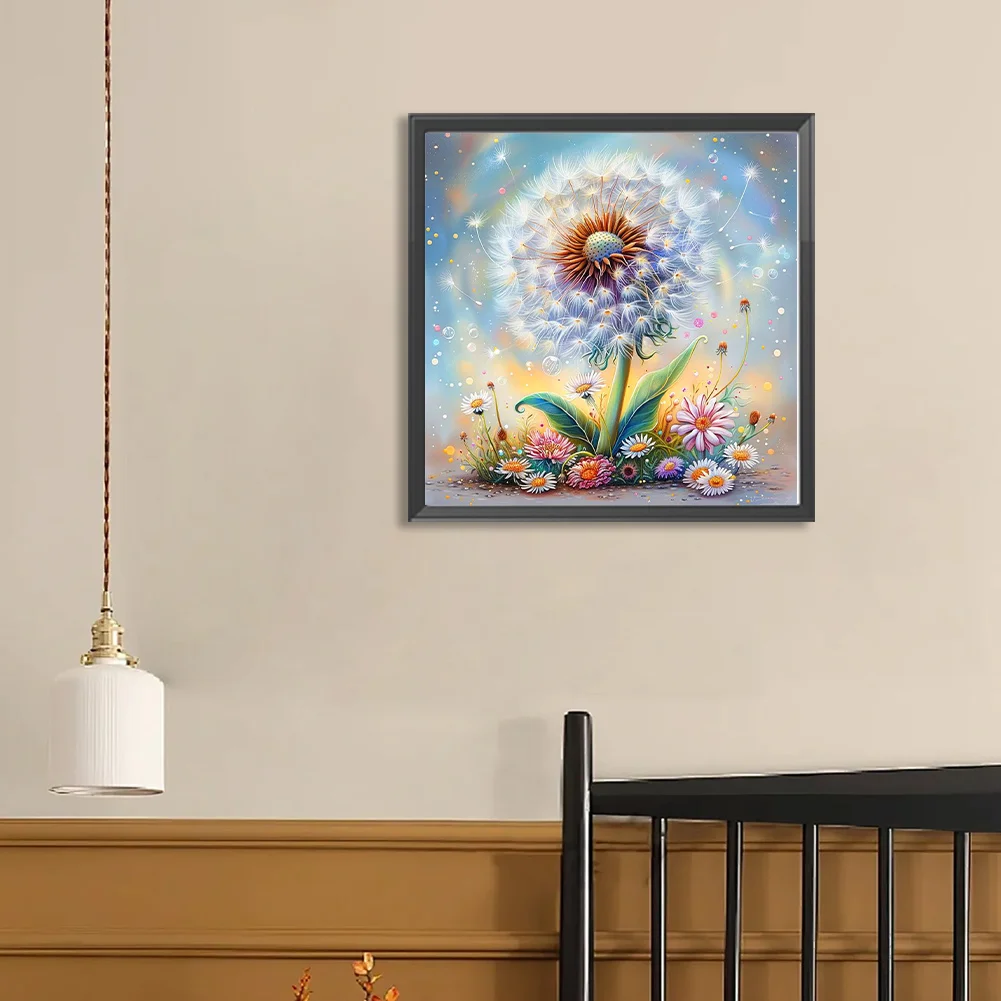 Diamond Painting - Full Round Drill - Dandelion(Canvas|40*40cm)