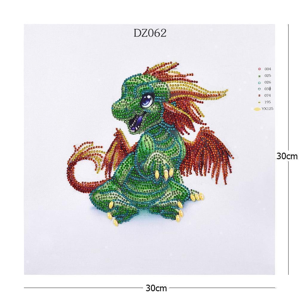 Dinosaur DIY Special Shaped Diamond Painting