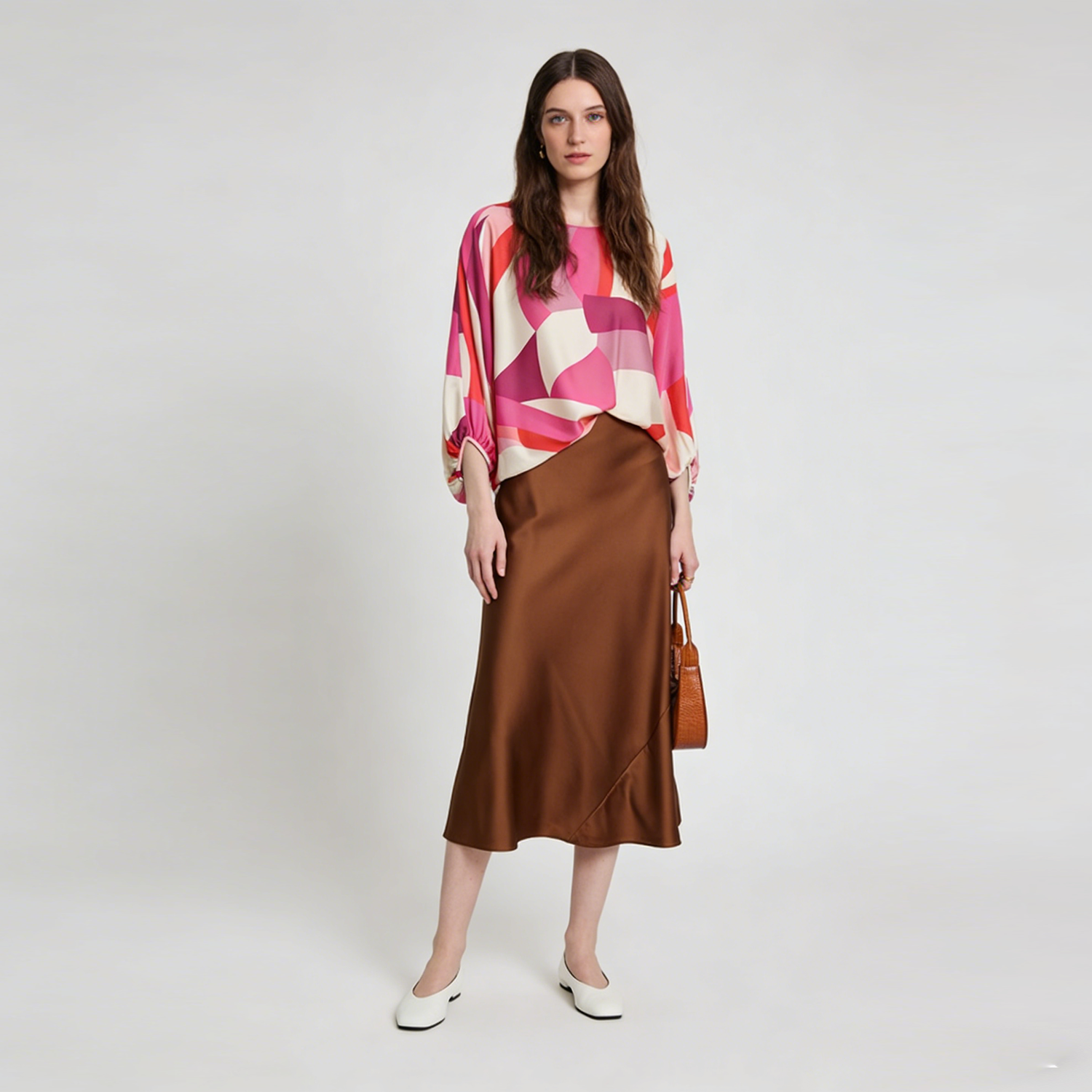 Silk Skirt A-Line Style REAL SILK LIFE