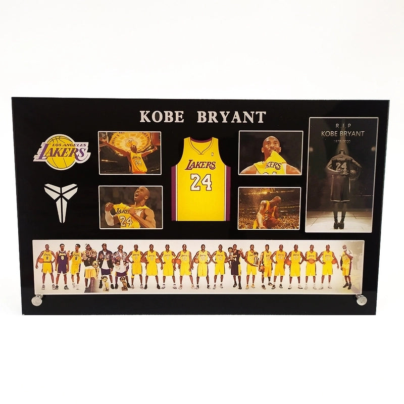 James Curry Nba Basketball Star Acrylic Jersey Decoration Kobe 36-piece Jersey Collection Desktop Decoration