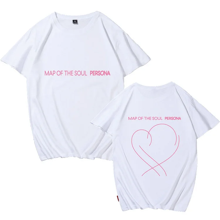 Map Of The Soul Persona Printed Candy Color T-shirt