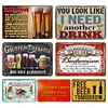 (Multi Style)Beer - Metal Tin Signs(8*12Inch/12*16Inch) - Bar