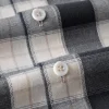 Men's Plaid Pattern No-Iron Casual Versatile Long Sleeve Shirt