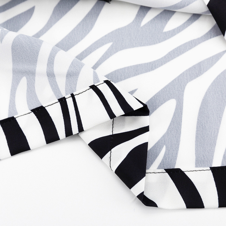 Ootddress Women Two Piece Sets Outfits Zebra Printed Loose Shirt Tops And High Waist Shorts Set 2025 Casual Streetwear Summer New