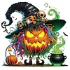 Diamond Painting - Partial Special Shaped Drill - Halloween Pumpkin(Canvas|30*30cm)