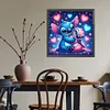 Lilo & stitch - runder Bohrer Diamantmalerei - 40*40cm