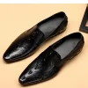 Mens Casual Leather Loafers Dress Shoes