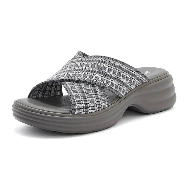 Slippers Fly Woven Thick Bottom Women's Sandals 1688 Stunahome.com