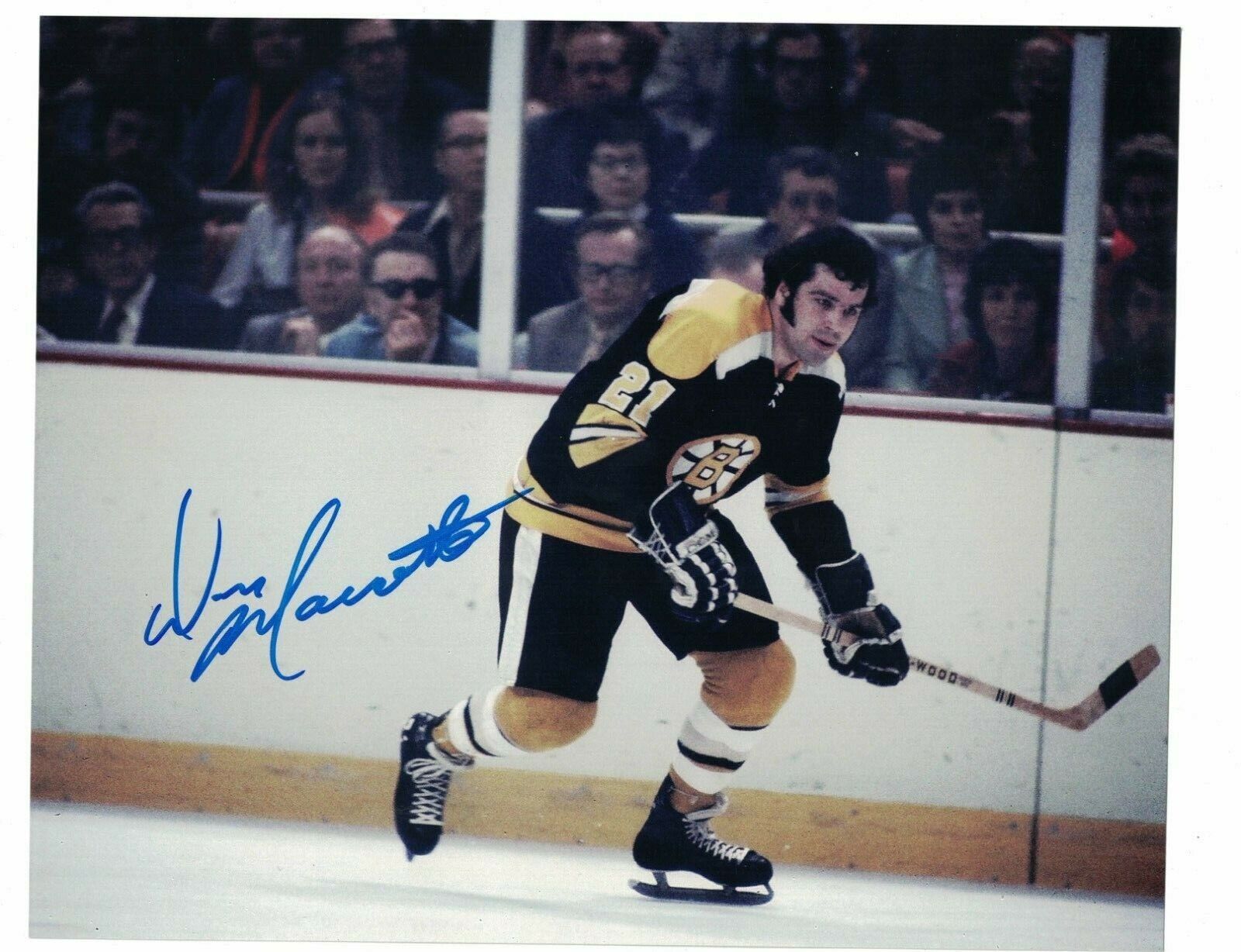 Don Marcotte Boston Bruins Signed 8 x 10