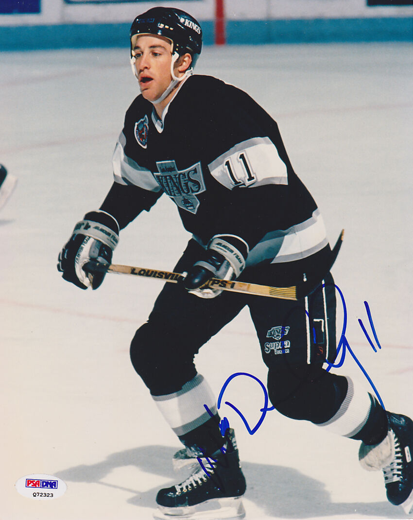 Mike Donnelly SIGNED 8x10 Photo Poster painting Los Angeles Kings RARE PSA/DNA AUTOGRAPHED