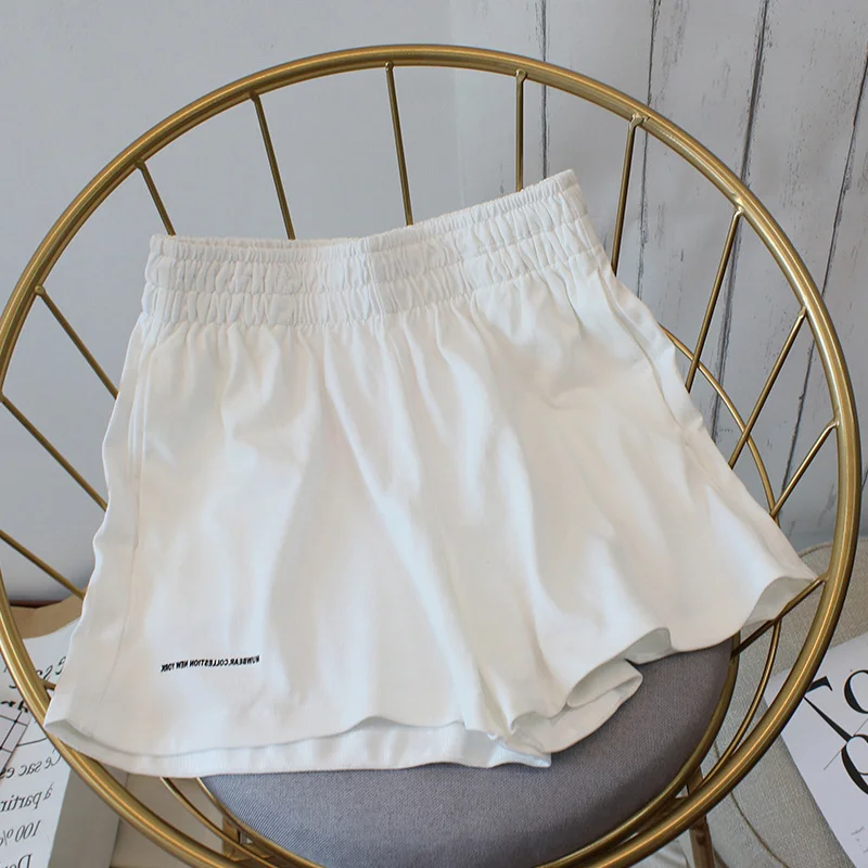 Uveng Uveng Sweatpants Women's 2024 Summer New Casual Shorts Show Thin And Versatile High-Waisted Pants Women's Hot Pants