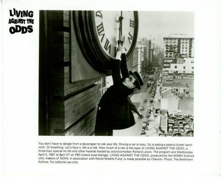 Harold Lloyd Original 8x10 Press Photo Poster painting