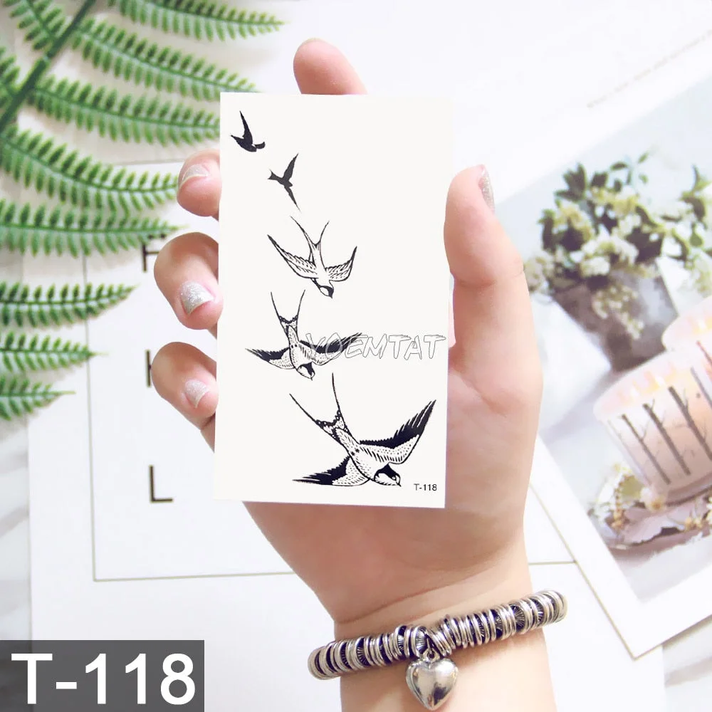 Cute Watercolor Cartoon Design Temporary Tattoo For Kids Children Lamp Water Trasnfer Tattoo Stickers Ocean Women Girl Tatoos