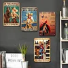 4pcs - Cowboy Girls - Vintage Metal Signs(8*12Inch/12*16Inch)