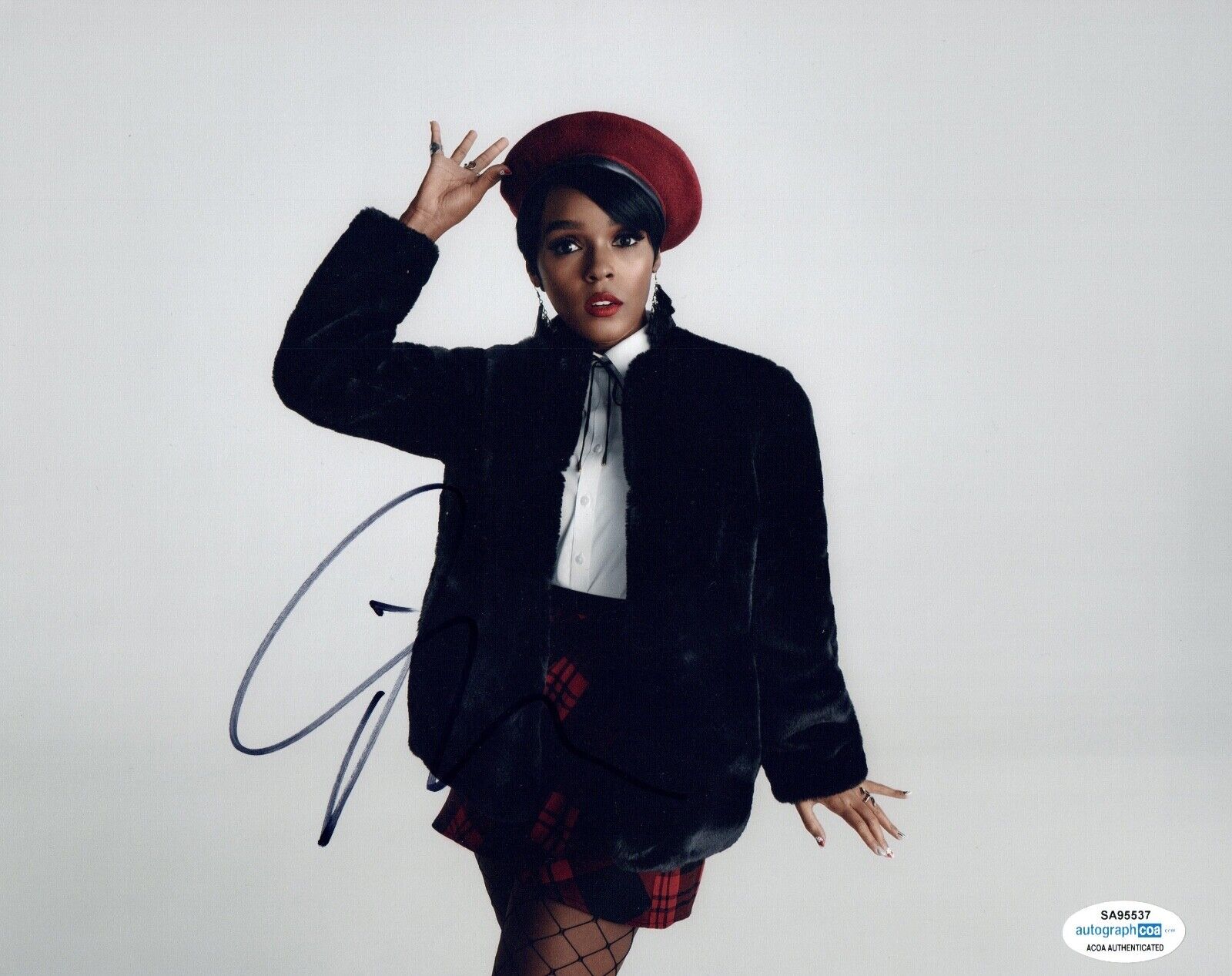 Janelle Monae Signed Autographed 8x10 Photo Poster painting Hidden Figures ACOA COA