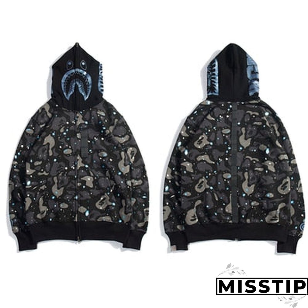 Jessic Camouflage Classic Sweater Thin Zipper Hoodie Couple Sweater Zip Hoodie Women Jacket Coat New