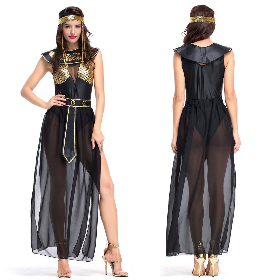 Halloween Ancient Egyptian Myth Egyptian Goddess Cos Costume-Pajamasbuy