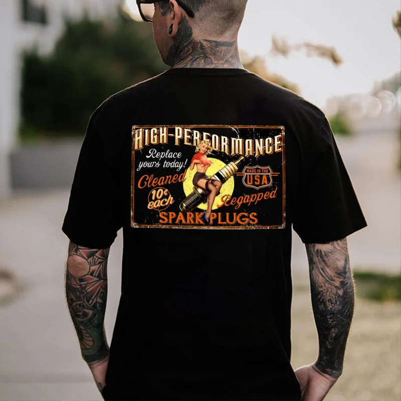 HIGH-PERFORMANCE Sexy Lady Print Men's T-shirt