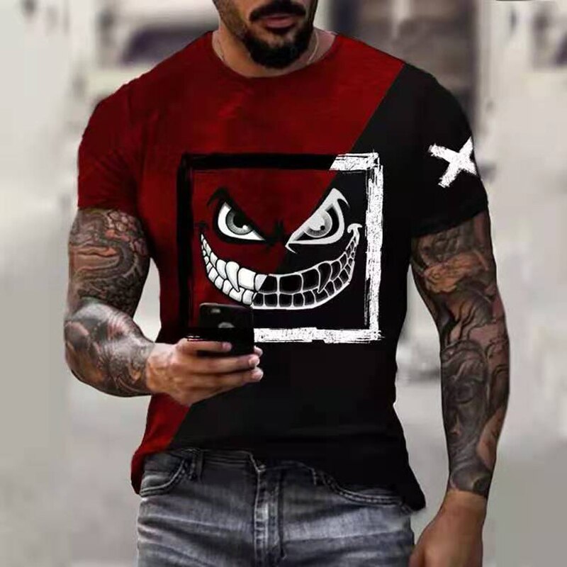 

Smiling Face - 3D Printed Men T Shirt, Xl, 501 Original