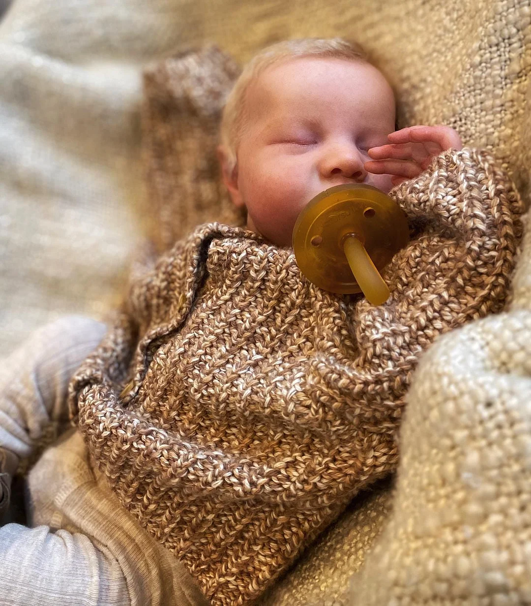 12'' Newborn Sleeping Baby Preemie Handmade Soft Reborn Baby Doll Boy Named Russell