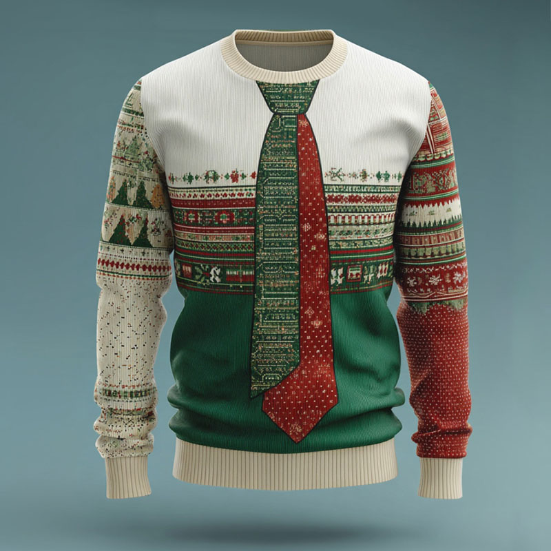 Men's Fun Christmas Ugly Sweater elevenforest