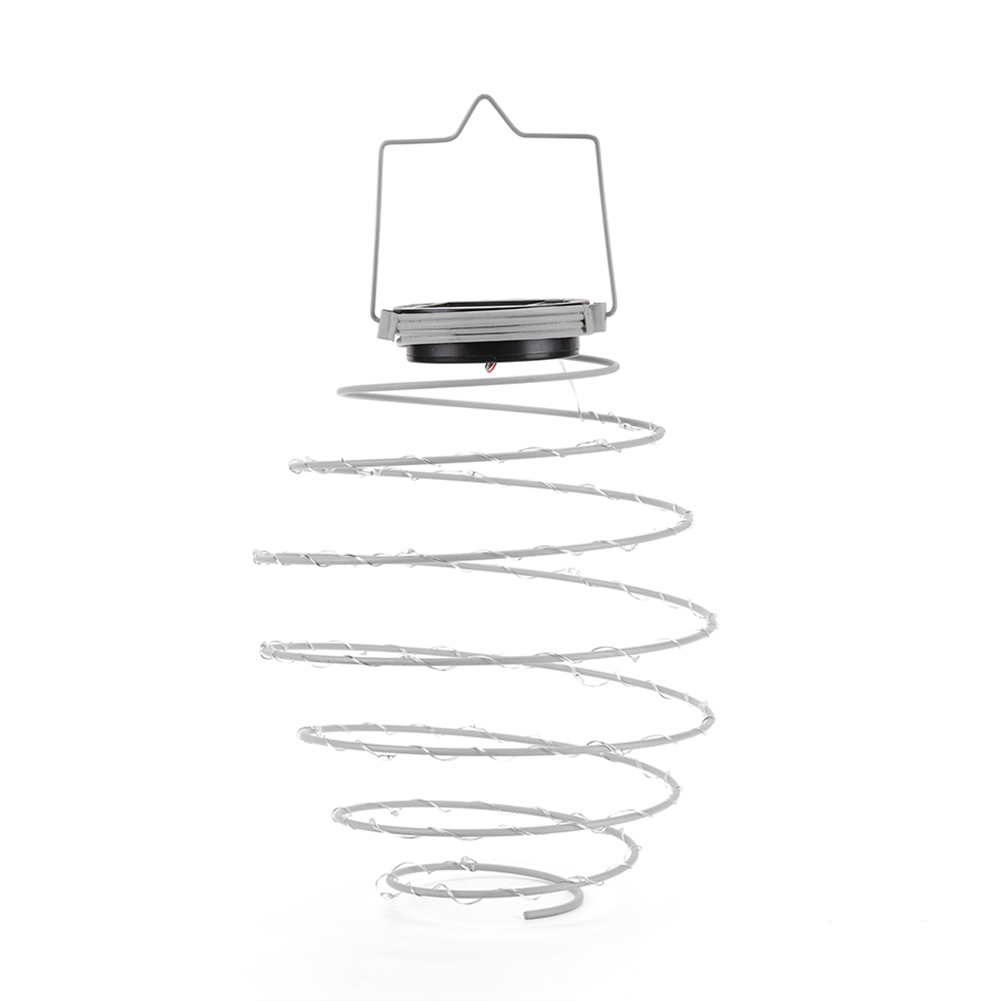 

Solar LED Metal Wire Spring Lantern Hanging-Solar Light, 501 Original